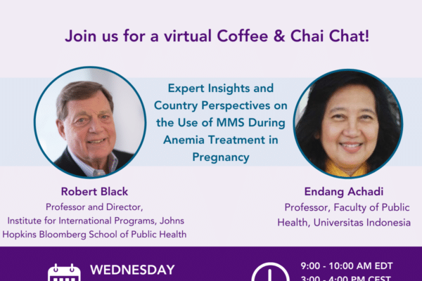 HMHB Coffee & Chai Chat on MMS Anemia Guidance