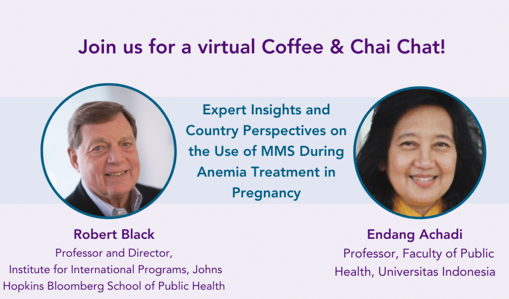 HMHB Coffee & Chai Chat on MMS Anemia Guidance